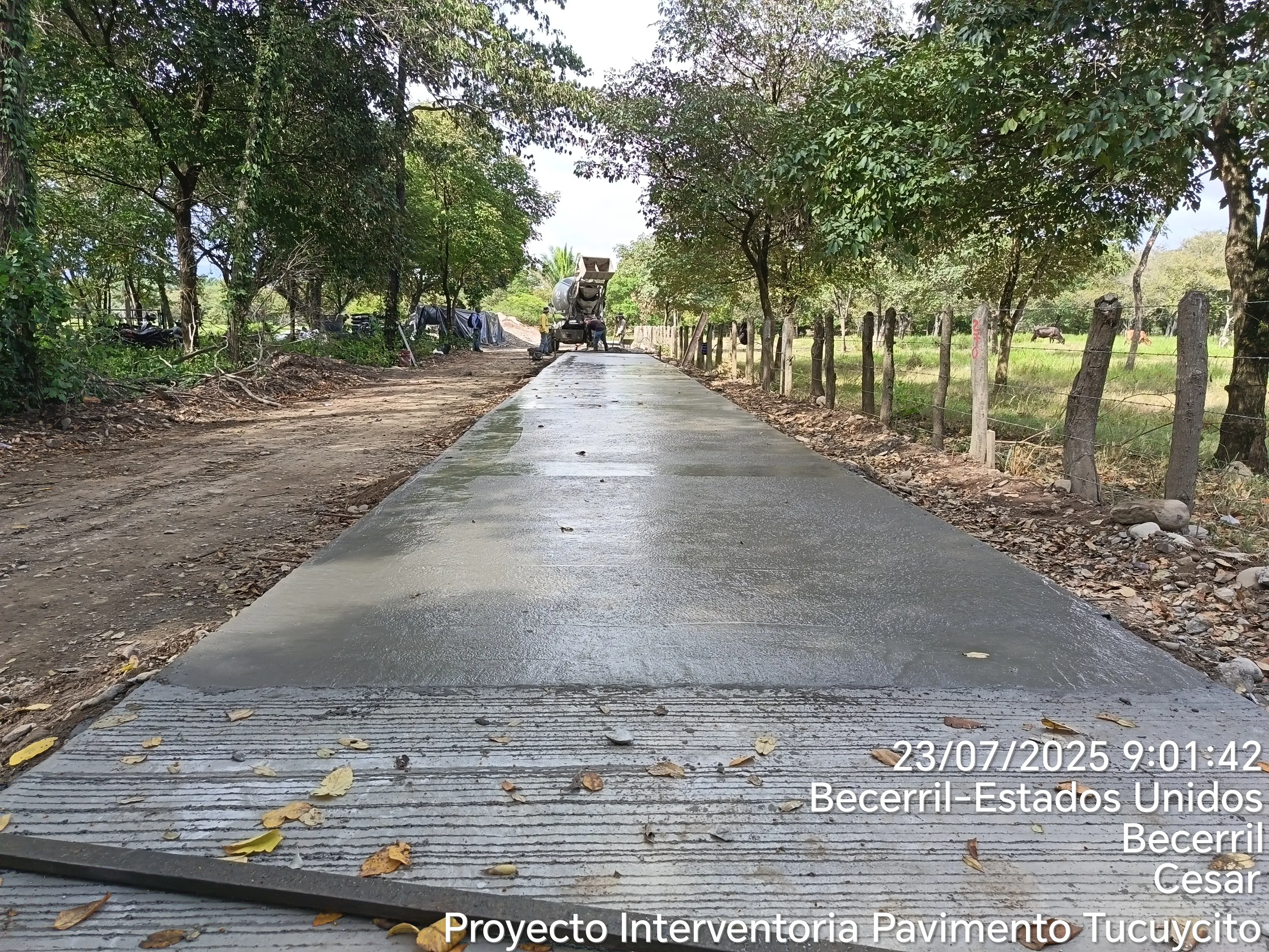 Mejoramiento de las vías rurales de la vereda tucuycito la loma en el municipio de becerril, departamento del cesar.