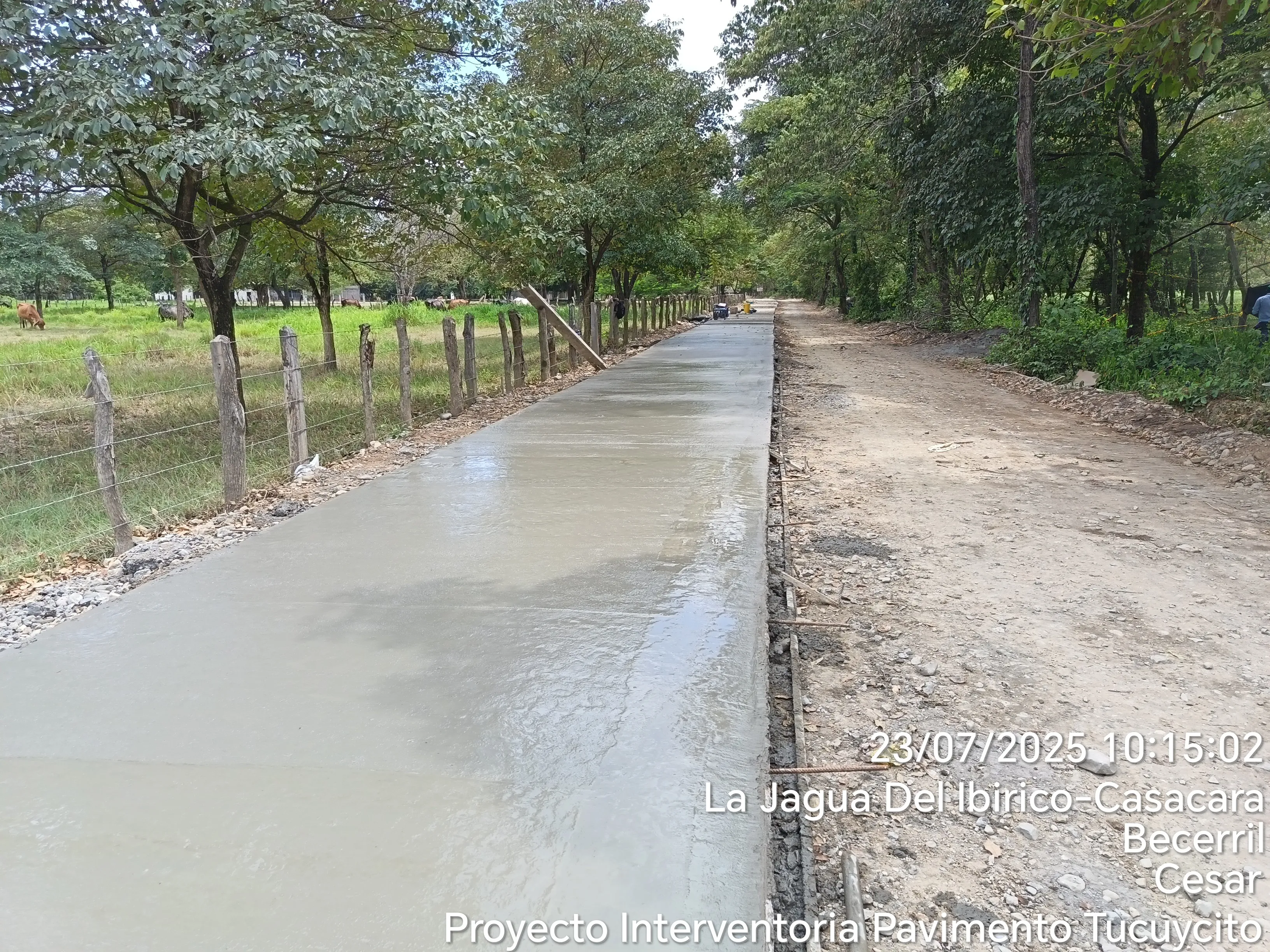 Mejoramiento de las vías rurales de la vereda tucuycito la loma en el municipio de becerril, departamento del cesar.